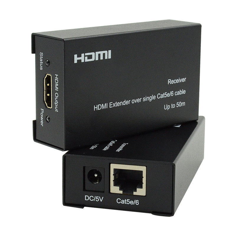 1080i SDI Extender 50m HDMI sur Cat6 Cat5eCable avec support de fonction EDID 1080P