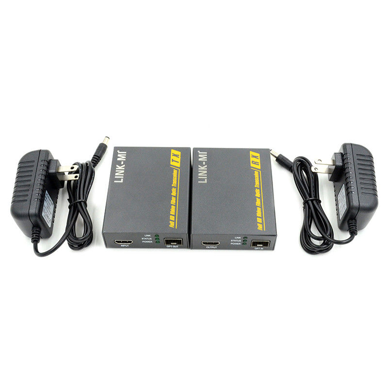 2km HDMI Extendor à fibre optique Prise en charge de l'extenseur vidéo 3D 4K EDID sur fibre