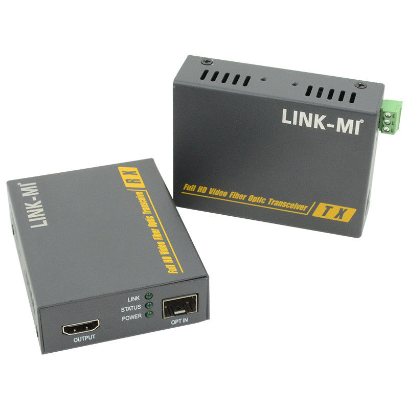2km HDMI Extendor à fibre optique Prise en charge de l'extenseur vidéo 3D 4K EDID sur fibre