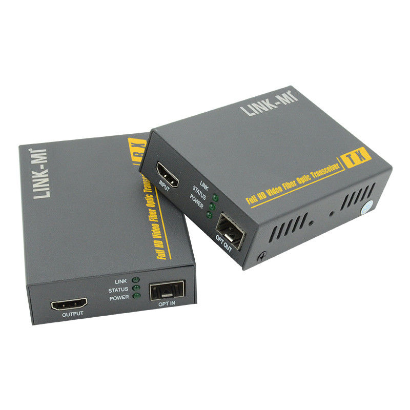 2km HDMI Extendor à fibre optique Prise en charge de l'extenseur vidéo 3D 4K EDID sur fibre