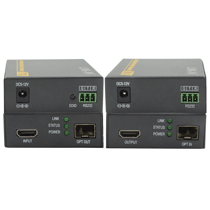 2km HDMI Extendor à fibre optique Prise en charge de l'extenseur vidéo 3D 4K EDID sur fibre