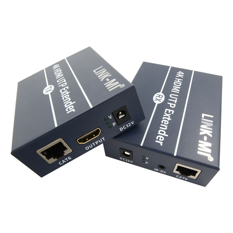 120m 4K HDMI Extender sur Cat6 Cat6e câble avec HDMI boucle hors contrôle IR