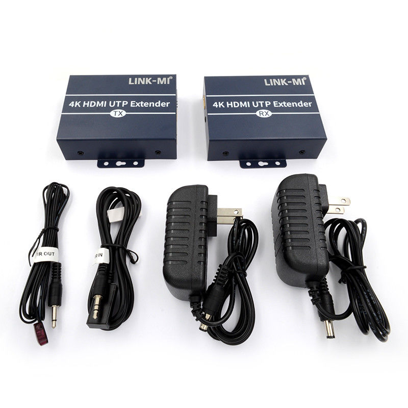 120m 4K HDMI Extender sur Cat6 Cat6e câble avec HDMI boucle hors contrôle IR