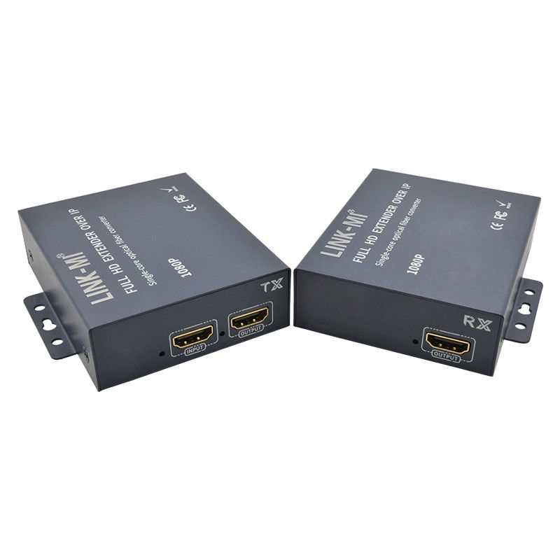 20 km HDMI Extender sur fibre avec boucle pour le module de fibre SC/FC 1080P