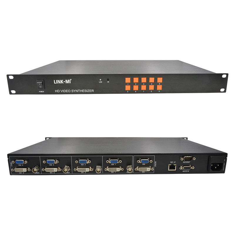 HD 4x1 HDMI Multi Viewer TCP/IP 1080P Synthétiseur vidéo matériel RS232