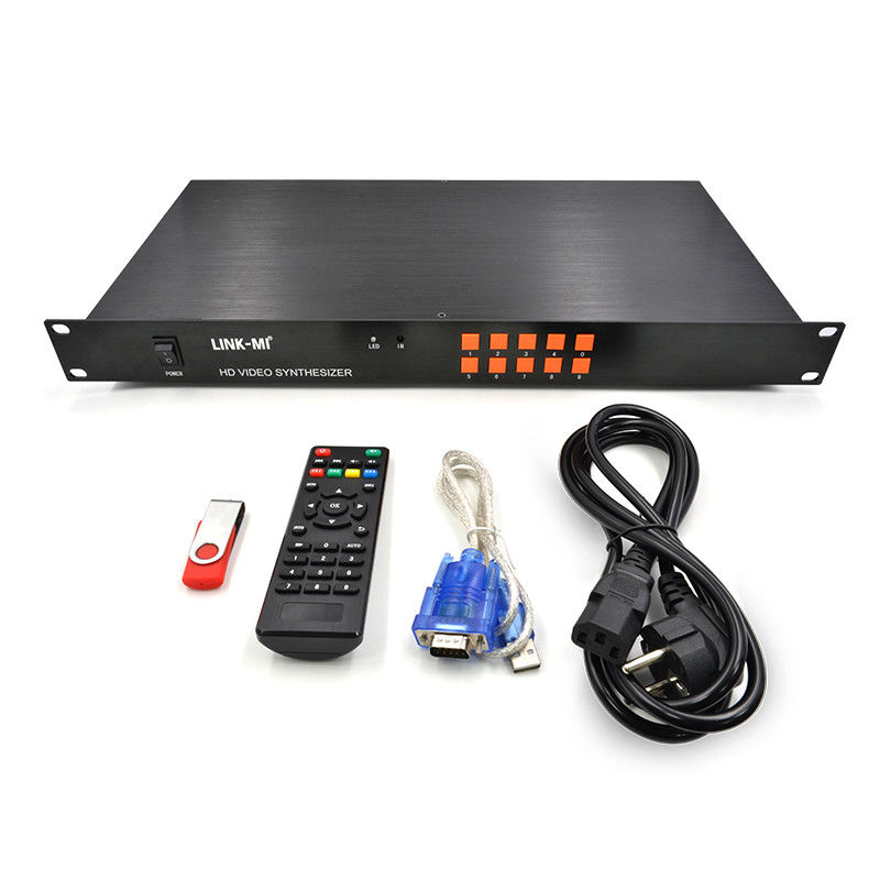 HD 4x1 HDMI Multi Viewer TCP/IP 1080P Synthétiseur vidéo matériel RS232