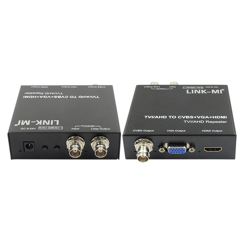 720P 60Hz AHD à convertisseur HDMI TVI CVI à convertisseur vidéo HDMI CVBS VGA