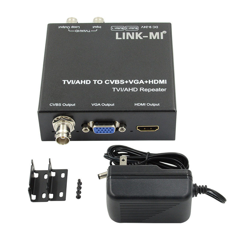 720P 60Hz AHD à convertisseur HDMI TVI CVI à convertisseur vidéo HDMI CVBS VGA