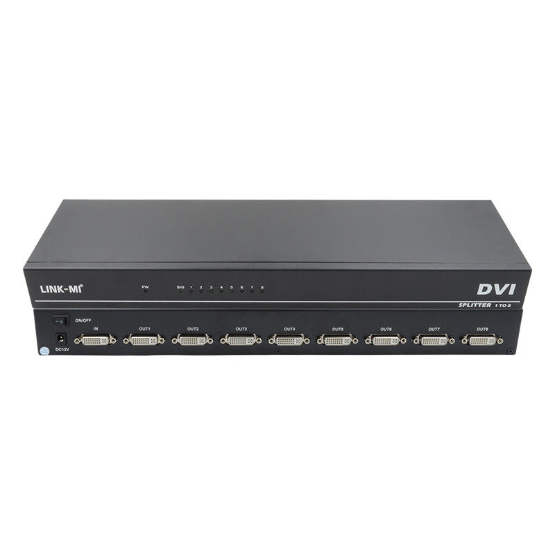 DVI D 29pin Vidéo HDMI Commutateur Femme HDMI Splitter 1 en 8 sortie 4k