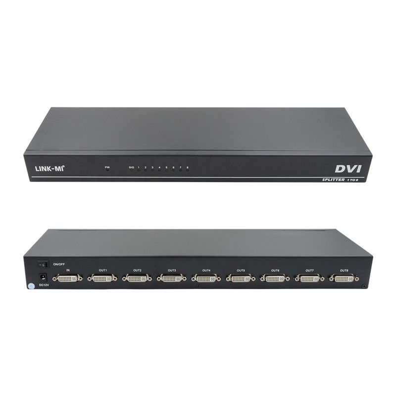 DVI D 29pin Vidéo HDMI Commutateur Femme HDMI Splitter 1 en 8 sortie 4k