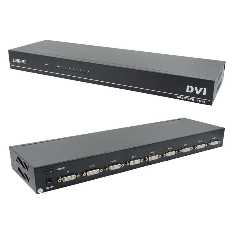 DVI D 29pin Vidéo HDMI Commutateur Femme HDMI Splitter 1 en 8 sortie 4k