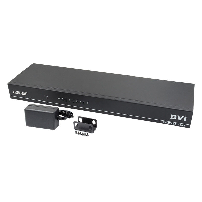DVI D 29pin Vidéo HDMI Commutateur Femme HDMI Splitter 1 en 8 sortie 4k