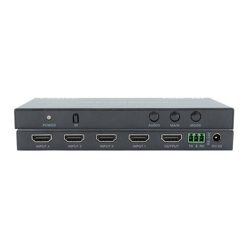 HDMI haute performance 4x1 Quad Multi Viewer HDMI 1.4b HDCP 1.4 et compatible avec le DVI