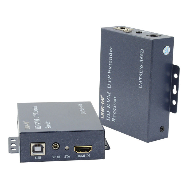 HD-KVM 100M Extender Manual pour les signaux HD et non condensés jusqu'à 100 mètres