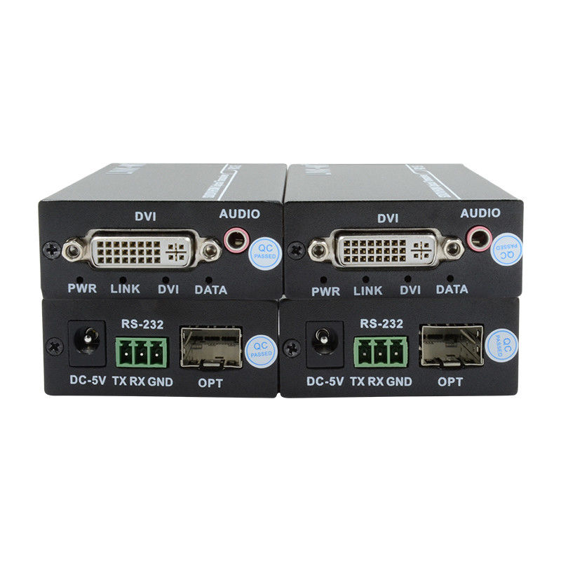 Émetteur et récepteur optique Full HD en fibre 1550/1310nm avec entrée audio 3,5 mm