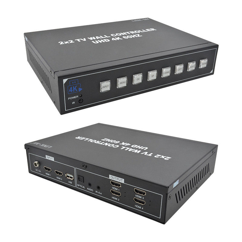 1X4 1X3 1X2 2X1 3X1 4X1 Processeur murale UHD TV pour une résolution d'entrée max. 3840x2160 60Hz