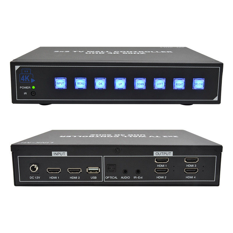 1X4 1X3 1X2 2X1 3X1 4X1 Processeur murale UHD TV pour une résolution d'entrée max. 3840x2160 60Hz