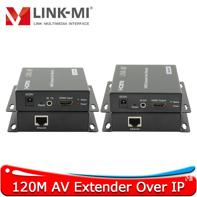 120M AV sur IP H.264 Encoder pour une transmission audio et vidéo fiable sur TCP/IP avec une entrée HDBT 1x